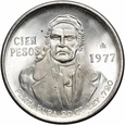 42. Meksyk, 100 pesos 1977 Mo