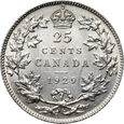 Kanada, Jerzy V, 25 centów 1929