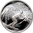 18. Polska, III RP, 10 złotych 1998, Igrzyska Olimpijskie Nagano