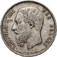 Belgia, Leopold II, 5 franków 1868