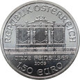 62. Austria, 1,50 euro 2009, Filharmonia Wiedeńska, 1 Oz Ag999