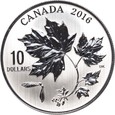 24. Kanada, Elżbieta II, 10 dolarów 2016, Liść Klonu