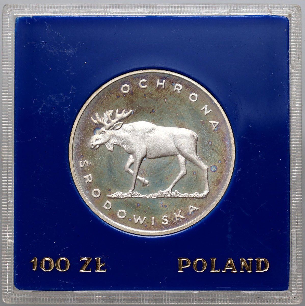 12. Polska, PRL, 100 złotych 1978, Ochrona Środowiska - Łoś