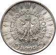 Polska, II RP, 5 złotych 1938, Józef Piłsudski