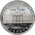 36. USA, dolar 1992 W, 200-lecie Białego Domu, PROOF  #AR