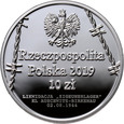 130. Polska, III RP, 10 złotych 2019, Zagłada Romów i Sinti