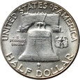 USA, 1/2 dolara 1963, Benjamin Franklin