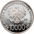56. Polska, PRL, 10000 złotych 1988, Jan Paweł II