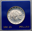 22. Polska, PRL, 100 złotych 1983, Niedźwiedź