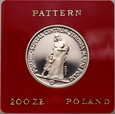 Polska, PRL, 200 złotych 1985, Centrum Matki Polki, PRÓBA