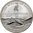 169. USA, zestaw 3 monet 1995, Olimpiada Atlanta 1996, PROOF