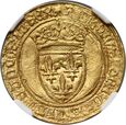 Francja, Karol VI (1380-1422), Écu d'or à la couronne, NGC MS64, #LK