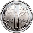 6. Polska, III RP, 10 złotych 1995, Ateny 1896 Atlanta 1996