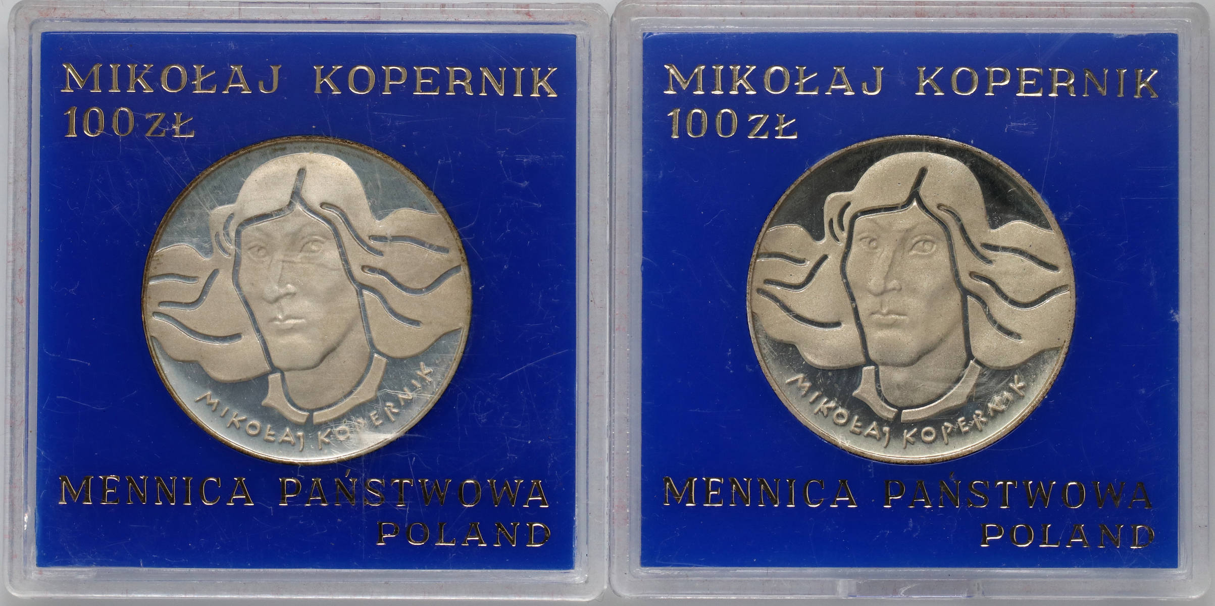 2. Polska, PRL, 2 x 100 złotych 1973-1974, Mikołaj Kopernik