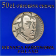 3. Polska, PRL, 50 złotych 1972, Fryderyk Chopin, PRÓBA