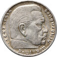 Niemcy, III Rzesza, 5 marek 1938 J, Paul von Hindenburg