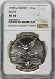 Meksyk, 1 onza 1998 Mo, Libertad, NGC MS68