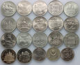 97. Rosja, ZSRR, zestaw 20 monet 1967-1991