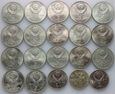 97. Rosja, ZSRR, zestaw 20 monet 1967-1991
