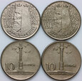 69. Polska, PRL, zestaw 4 x 10 złotych 1964-1965