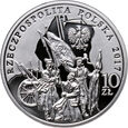 30. Polska, III RP, 10 złotych 2017, Tadeusz Kościuszko