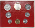 Watykan, zestaw 8 monet 1972, Anno X, Paweł VI