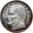 Polska, III RP, medal z 1990 roku, Lech Wałęsa, 1 Oz Ag999