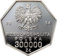 33. Polska, III RP, 300000 złotych 1994, Odrodzenie Banku Polskiego
