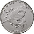 Tokelau, Elżbieta II, 5 dolarów 2015, Rekin Biały, 1 Oz Ag999
