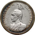 Niemiecka Afryka Wschodnia, Wilhelm II, 1/4 rupii 1901, Berlin