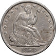 USA, 1/2 dolara 1858 O, Nowy Orlean, Liberty Seated