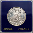 33. Polska, PRL, 500 złotych 1987, Kazimierz III Wielki