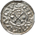 Niemcy, Bawaria, Henryk II Kłótnik 985-995, denar, Regensburg