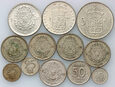 113. Szwecja, zestaw 12 monet z lat 1943-1963