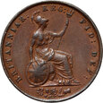 Wielka Brytania, Wiktoria, 1/2 pensa 1854