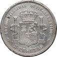 56. Hiszpania, Amadeusz I, 5 peset 1871 SDM