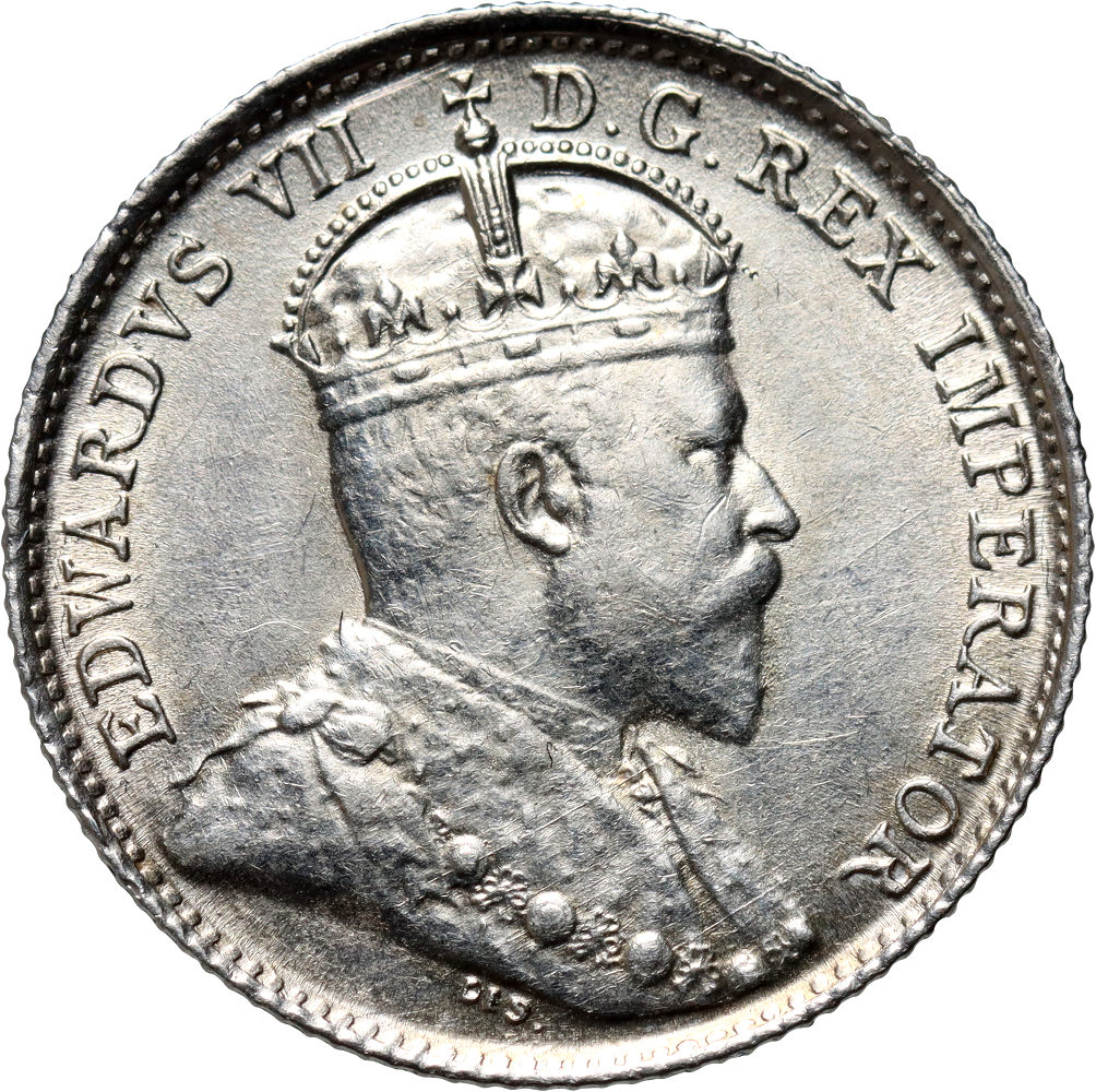 8. Kanada, Edward VII, 5 centów 1902
