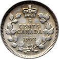 8. Kanada, Edward VII, 5 centów 1902