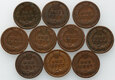 85. USA, zestaw 10 x cent 1898-1907, Indianin, Indian Head Cent