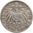 Niemcy, Badenia, Fryderyk I, 2 marki 1903 G