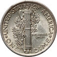 USA, dime 1923, Filadelfia, Mercury Head Dime