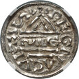 Niemcy, Bawaria, Henryk II Kłótnik 985-995, denar, Regensburg