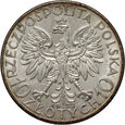 II RP, 10 złotych 1932, Głowa Kobiety, ze znakiem Mennicy