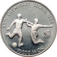 Korea Południowa, 10000 won 1988, Olimpiada 1988, Piłka Nożna