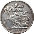 60. Wielka Brytania, Wiktoria, korona 1891, #SB
