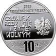 35. Polska, III RP, 10 złotych 2020, NSZZ Solidarność