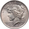 USA, 1 dolar 1922, Peace