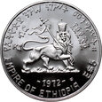 30. Etiopia, Haile Selassie I, zestaw 5 monet 1972