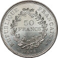 85. Francja, 50 franków 1976, Herkules