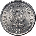 Polska, PRL, 1 złoty 1965, rzadszy rocznik